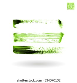Brush stroke and texture. Vector design.
