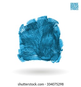 Brush stroke and texture. Vector design.