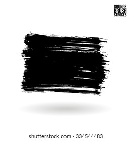 Brush stroke and texture. Vector design.