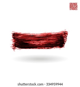 Brush stroke and texture. Vector design.