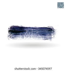 Brush stroke and texture. Vector design.