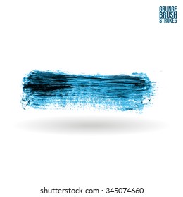 Brush stroke and texture. Vector design.