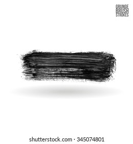 Brush stroke and texture. Vector design.