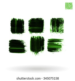 Brush stroke and texture. Vector design.