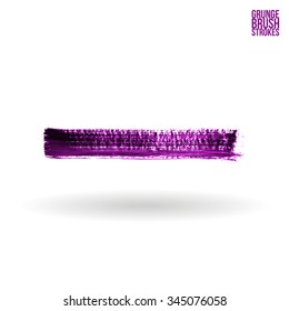 Brush stroke and texture. Vector design.