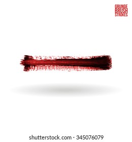 Brush stroke and texture. Vector design.