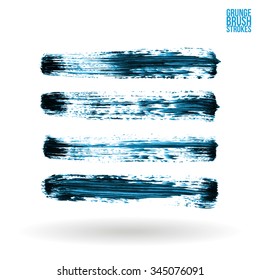 Brush stroke and texture. Vector design.