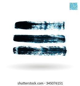Brush stroke and texture. Vector design.