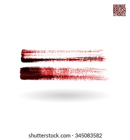 Brush stroke and texture. Vector design
