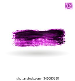 Brush stroke and texture. Vector design