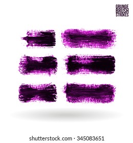 Brush stroke and texture. Vector design