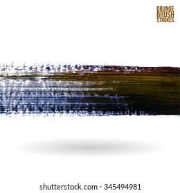 Brush stroke and texture. Vector design