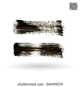 Brush stroke and texture. Vector design