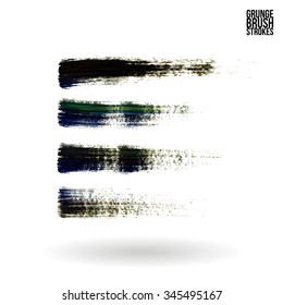 Brush stroke and texture. Vector design