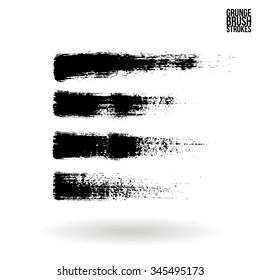 Brush stroke and texture. Vector design