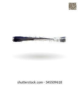 Brush stroke and texture. Vector design.