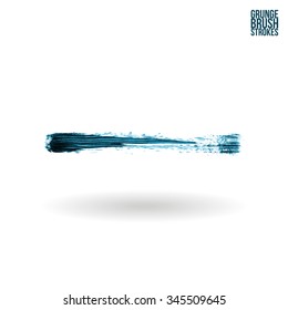 Brush stroke and texture. Vector design.