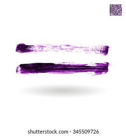 Brush stroke and texture. Vector design.