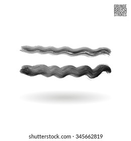 Brush stroke and texture. Vector design.