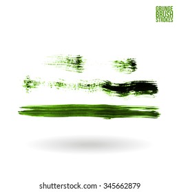 Brush stroke and texture. Vector design.