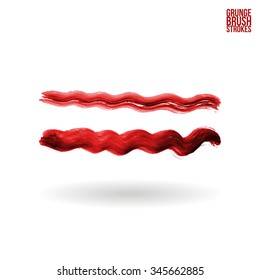 Brush stroke and texture. Vector design.