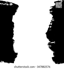 Brush stroke and texture. Vector design.