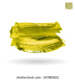 Brush stroke and texture. Vector design.