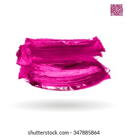 Brush stroke and texture. Vector design.