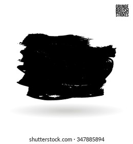 Brush stroke and texture. Vector design.