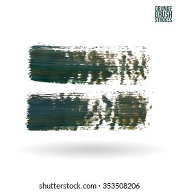 Brush stroke and texture. Vector design.