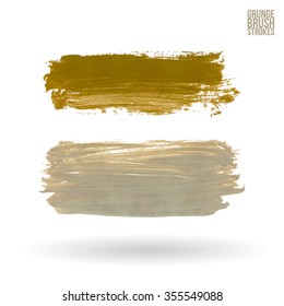 Brush stroke and texture. Vector design.