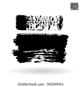 Brush stroke and texture. Vector design.
