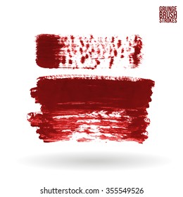 Brush stroke and texture. Vector design.