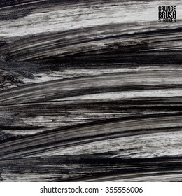 Brush stroke and texture. Vector design.