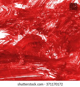 Brush stroke and texture. Vector design.