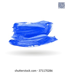 Brush stroke and texture. Vector design.