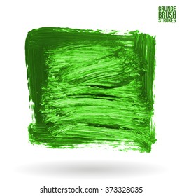 Brush stroke and texture. Vector design.