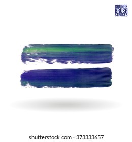 Brush stroke and texture. Vector design.