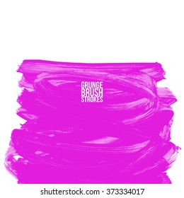 Brush stroke and texture. Vector design.