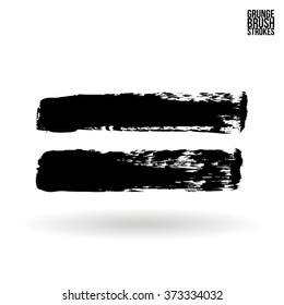 Brush stroke and texture. Vector design.
