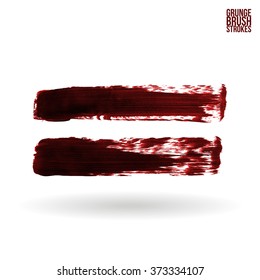 Brush stroke and texture. Vector design.