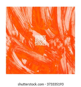Brush stroke and texture. Vector design.