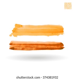 Brush stroke and texture. Vector design.
