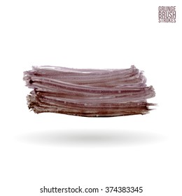 Brush stroke and texture. Vector design.
