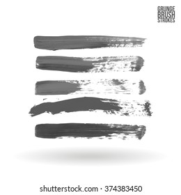 Brush stroke and texture. Vector design.