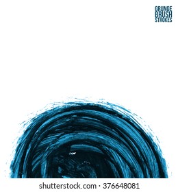 Brush stroke and texture. Vector design.