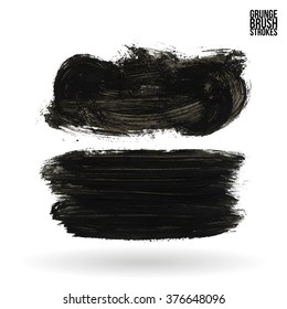 Brush stroke and texture. Vector design.