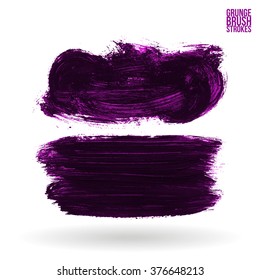 Brush stroke and texture. Vector design.