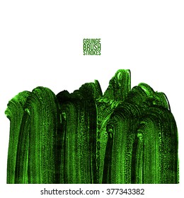 Brush stroke and texture. Vector design.