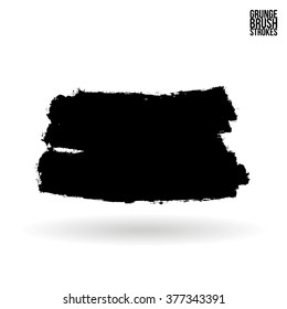 Brush stroke and texture. Vector design.